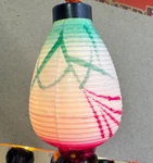Asian Lantern Figural Bulb Japan Milk Glass C6 Christmas Lamp LS58. Fixed Price $20.00.