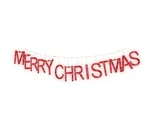 New Merry Christmas Light-up Hanging Letters Banner 115 Red Led Lights 9'. Fixed Price $24.99.