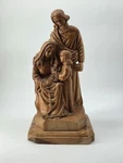 Hand Carved Wooden Holy Family Sculpture Religious Christian Art Statue Vintage. Fixed Price $49.99.