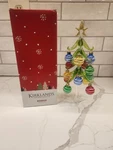 Vintage Kirklands Handblown Glass Christmas Tree With 16 Ornaments 10 Tall. Fixed Price $21.25.