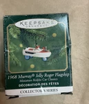 2000 Hallmark Miniature Ornament 1968 Murray Jolly Roger Flagship Boat QXM5944. Fixed Price $5.59.