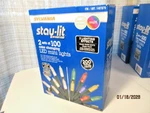 (2) Sylvania 100 Led Mini Color Changing Warm White Multi Lite. Fixed Price $49.95.