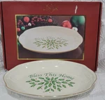 Lenox Holiday Bless This Home Tray #772133 Nib. Fixed Price $11.99.