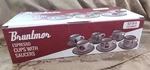 Bruntmor Christmas 4 Oz Espressor Cups Saucers Set- Serves 6 New. Fixed Price $33.00.