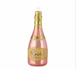 Raz 6" Rose Sparkling Wine Glass Hanging Christmas Ornament 4052892. Fixed Price $14.99.