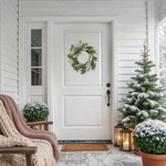 Northlight Artificial Christmas Wreath Frosted Foliage Berries, 20-INCH, Unlit. Fixed Price $75.59.