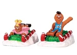 New Lemax Sugar Spice Christmas Village Figurine Sweet Sledding # 62468. Fixed Price $10.49.