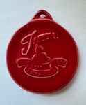 Fiesta 75TH Anniversary Commemorative Ornament Scarlet 2011 #761 Retired. Fixed Price $6.99.