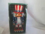 Kurt Adler Patriotic Uncle Sam Nutcracker New In Box 6 1/2 High. Fixed Price $24.99.