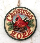 Jim Shore Heartwood Creek Cardinal 2022 Dated Christmas Hanging Ornament 6010841. Fixed Price $20.00.