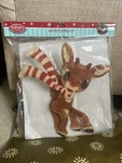Department 56 Rudolph The Red-nosed Reindeer Christmas Wreath Dangler New Enesco. Fixed Price $24.99.