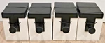 4 Lot Hearth Magnolia Black Nail Head Stocking Holder Hanger. Fixed Price $79.99.