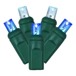 Vickerman 35' Wide Angle Led Poly Bag Christmas Twinkle Light Set Blue/white. Fixed Price $35.39.