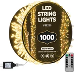 Sewanta 1000 Led Christmas Lights Warm-white 400FT String Outdoor. Fixed Price $29.63.