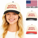 C.c Women Santas Favorite Christmas Theme Corduroy Trucker Hat Baseball Cap. Fixed Price $19.99.
