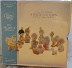 Precious Moments Mini Nativity 11-PIECE Porcelain Figurine Set W/ Stable. Fixed Price $100.00.