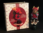 Giftco Inc, Polystone Lamp Ornament--reindeer Skiing. Fixed Price $7.95.