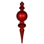 Vickerman 62" Plastic Shiny/matte And Glitter Final Ornament Red. Fixed Price $340.37.