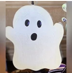 Halloween Ghost White Metal Charm Roundtop Collection. Fixed Price $28.00.