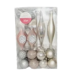 Ashland Shatterproof Ornaments 32 Piece New Gold Silver Glitter Christmas. Fixed Price $14.99.