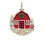 Enesco Jim Shore Country Living Red Barn Christmas Ornament 3.5 Inch. Fixed Price $44.99.