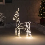 Northlight Led Lighted Icy Reindeer Christmas Yard Decoration - 34.25" Silver. Fixed Price $74.33.