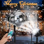 Snowfall Led Snowflake Projector Lamp Waterproof Landscape Stage Lighting. Fixed Price $16.99.