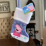 New Peppa Pig Christmas Stocking Ruz Hobby Lobby Muddy Puddles Holiday. Fixed Price $9.75.