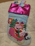 Peppa Pig Christmas Stocking By Ruz 14" New. Fixed Price $8.99.