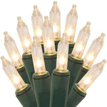 2 Pack Clear Christmas String Lights, 100 Count Each, Incandescent Mini Chris.... Fixed Price $30.34.