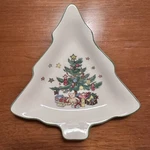 Nikko Christmastime "happy Holidays" Tree Candy Trinket Dishes Japan. Fixed Price $8.98.