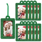Jetec 20 Pieces Christmas Photo Frames Ornament Mini Felt Hanging Picture Fra.... Fixed Price $14.93.