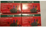 4 Merry Brite Lot 70CT Multi Color Mini String Lights Christmas Holiday Set. Fixed Price $22.99.