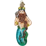Old World Christmas Blown Glass Ornament For Tree, Neptune. Fixed Price $23.33.