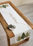 Mud Pie White Christmas Tree Table Runner 72 X18 New In Package. Fixed Price $29.99.