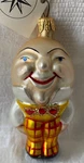 Christopher Radko Vintage Egg Head Glass Ornament, 94-166-0, New W/tag. Fixed Price $39.99.