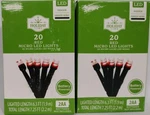 Holiday Time Christmas Indoor 20 Count Battery Operated Led Red String Light Set. Fixed Price $16.85.