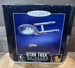 1996 Hallmark Keepsake Ornament Star Trek 30 Years Voice Magic Set Of 2 W/ Base. Fixed Price $19.99.