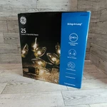 Ge 25 Count Warm White C9 Glow Bright Glass Bulb Light Set. Fixed Price $9.99.