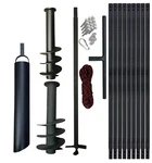Pwsam Water Well Drilling Kit Hand Auger Diy 3 - 55 Ft + Bailer. Fixed Price $423.50.