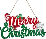 Merry Christmas Sign For Front Door Decor - 2 1WOODEN 11.8 Inch Mix Color. Fixed Price $26.24.