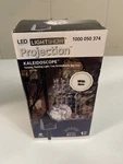 Gemmy Led Lightshow Projection Kaleidoscope White Projects Up To 20 Ft. Fixed Price $21.50.