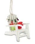 Cape Shore Coastal Beach Adirondack Chair Christmas Tree Holiday Ornament, 4..... Fixed Price $15.52.