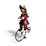 Vintage Ornament Christmas Wooden Girl Bike Seasonal Holiday Decor. Fixed Price $19.99.