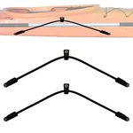 Pmsanzay 2 Pack Kayak Bungee Paddle Holder Clip Kee.... Fixed Price $12.04.