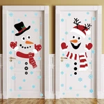 Censen 2 Pieces Christmas Door Sticker Decorations Winter Snowman W.... Fixed Price $18.42.