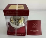 Lenox Kirk Stieff Holiday Giving Ball Hanging Silver Plated Ornament 5010001. Fixed Price $22.00.