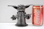 Baby Yoda Star War Scrap Metal Sculpture Christmas Gift Home Decor Items. Fixed Price $59.00.