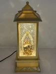 Roman Christmas Nativity Lantern Lighted Glitter Snow Globe Swirl Holiday Decor. Fixed Price $32.99.