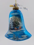 G. Debrekht Peaceful Kingdom Bell Glass Ornament 752-005. Fixed Price $44.95.